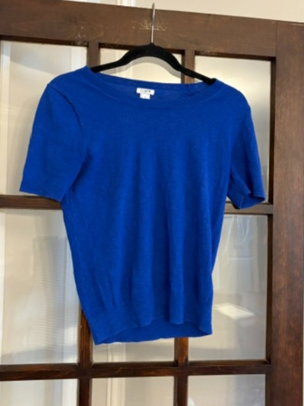 J.Crew Factory Royal Blue Sweater Tee, Size Small